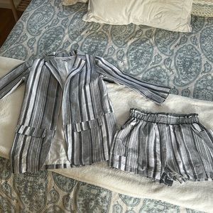 Favlux blazer and shorts set